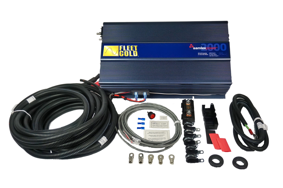 FLEET GOLD® 2,000-WATT Samlex Power Inverter Kit