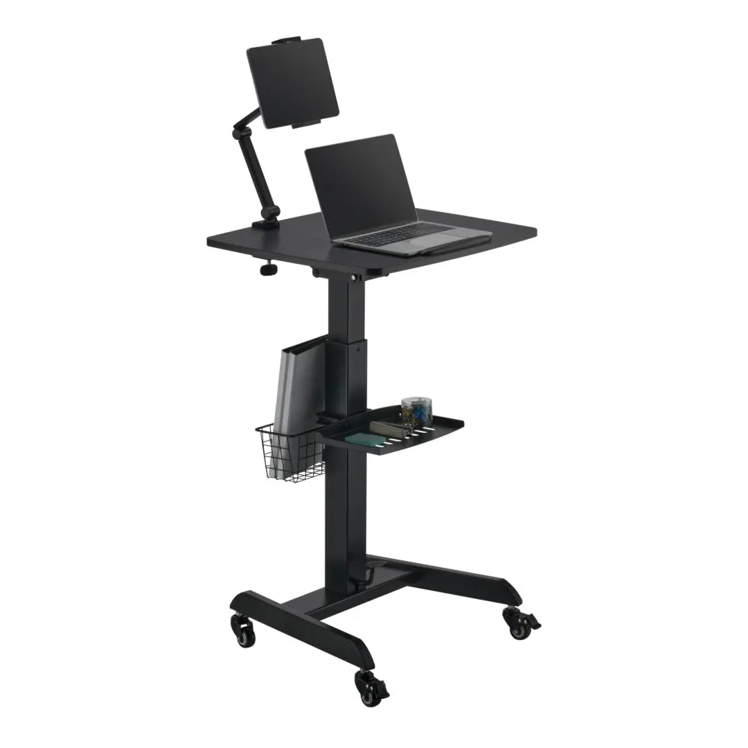Mobile Sit-Stand Laptop/Podium Cart