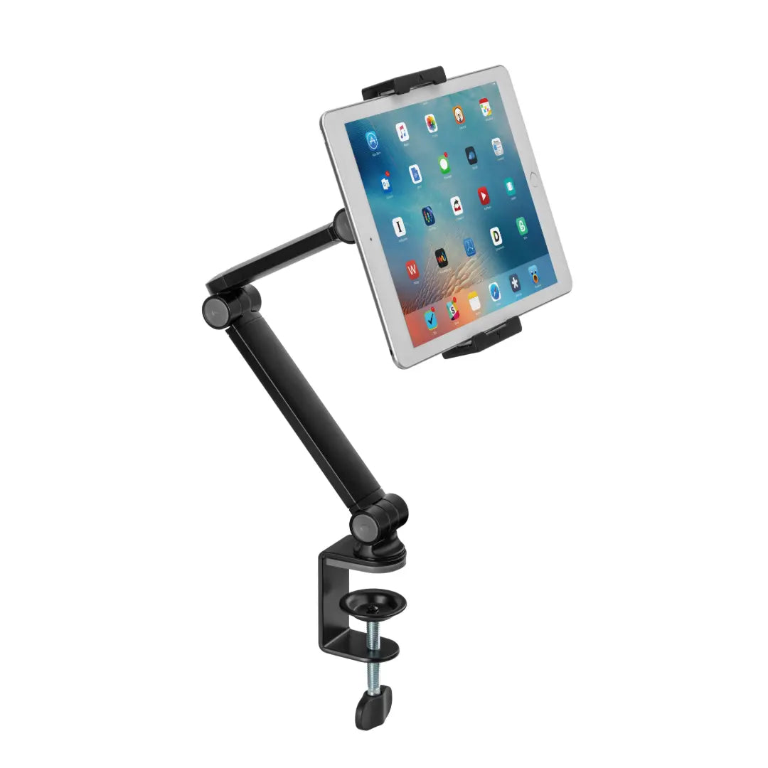 Articulating C Clamp Mounted Tablet Arm