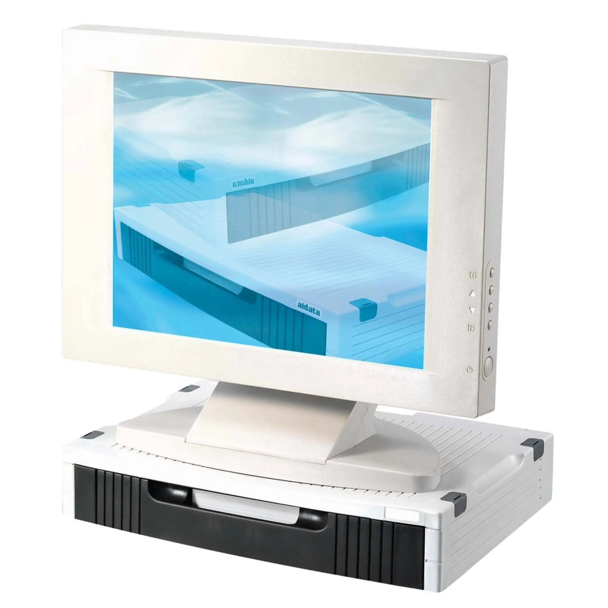 Basic Monitor/Printer Station with Monitor on top