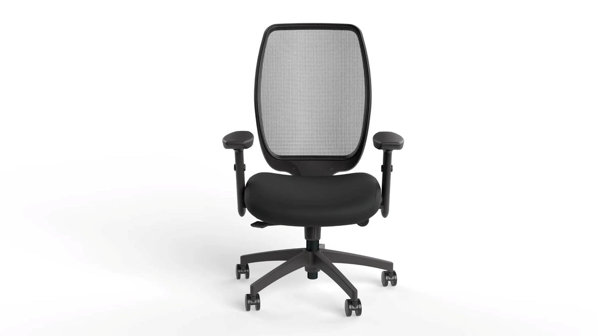 Centric Mesh Back with Upholstered Seat