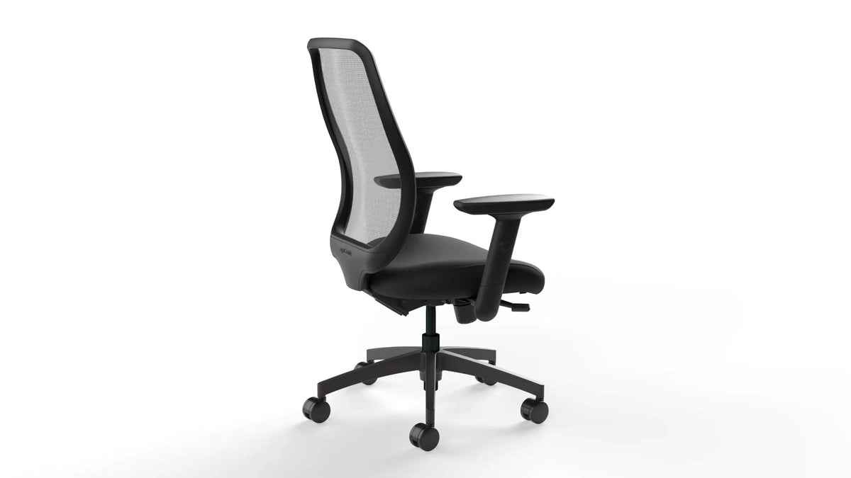 Centric Mesh Back with Upholstered Seat