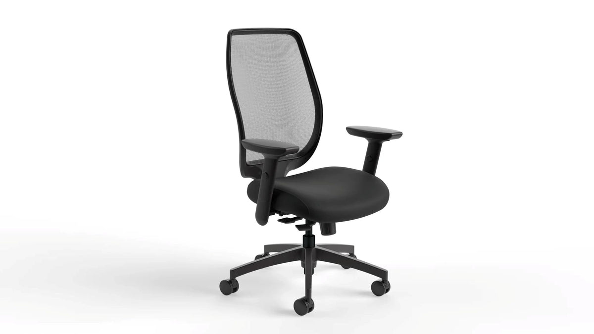 Centric Mesh Back with Upholstered Seat