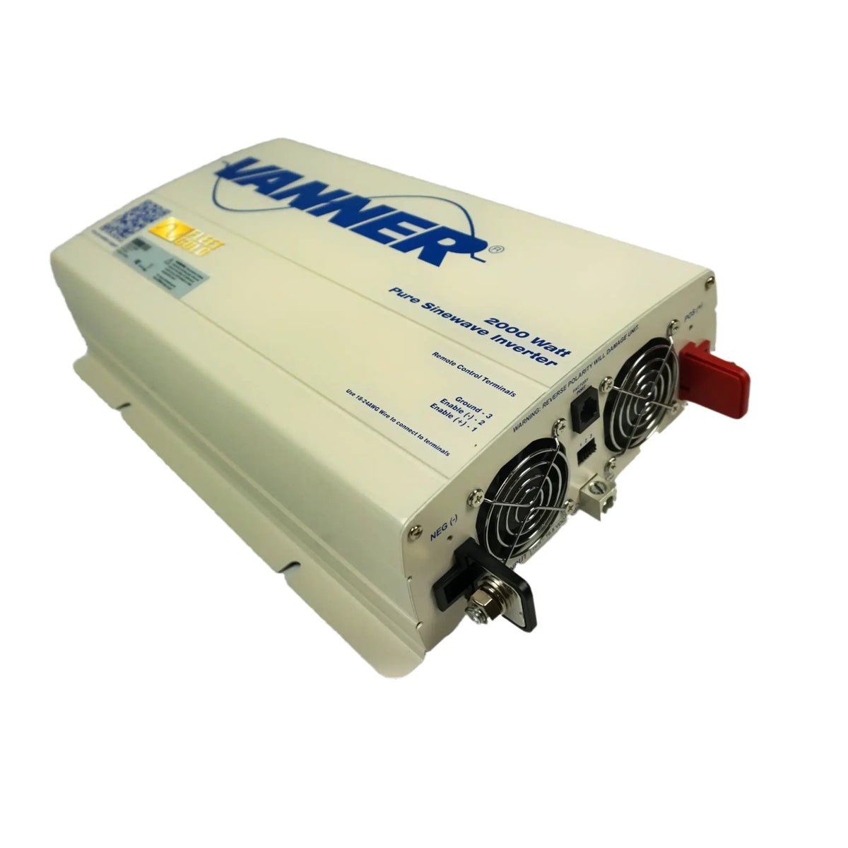 Vanner power inverter on a white background