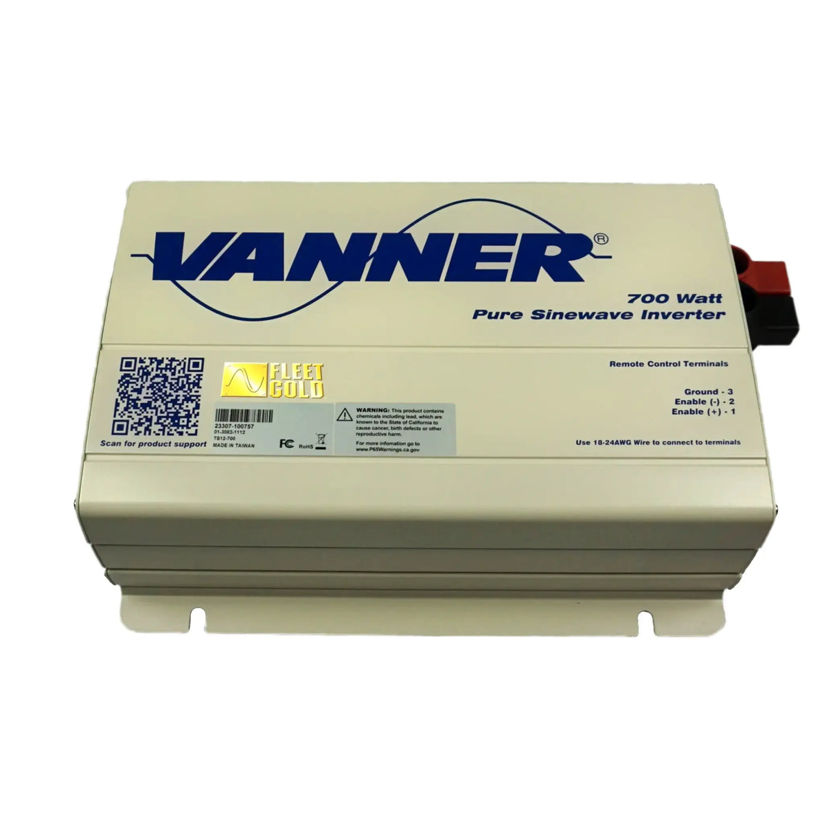 Vanner 700 Watt Pure Sinewave Inverter on a white background