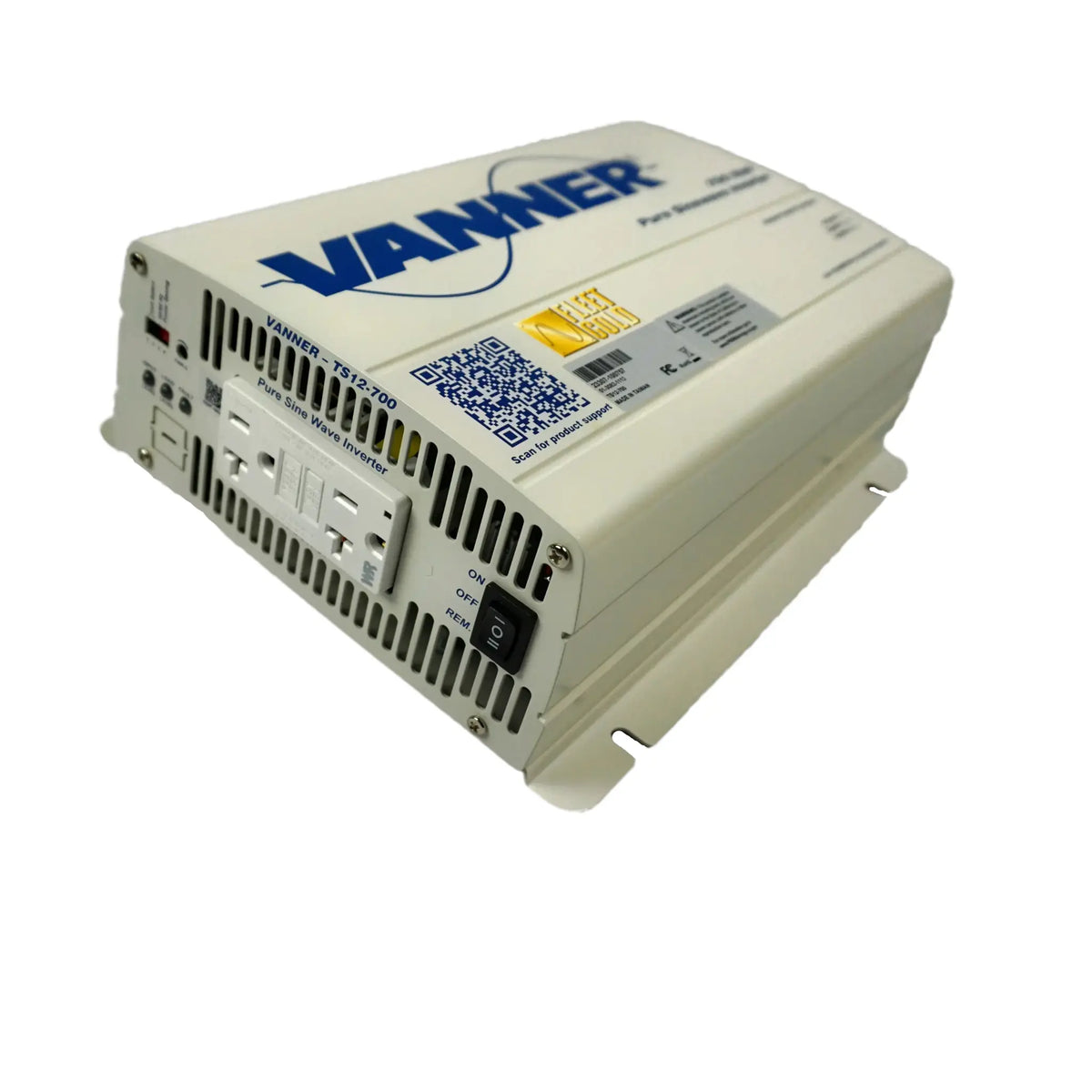 Vanner power adapter on a white background