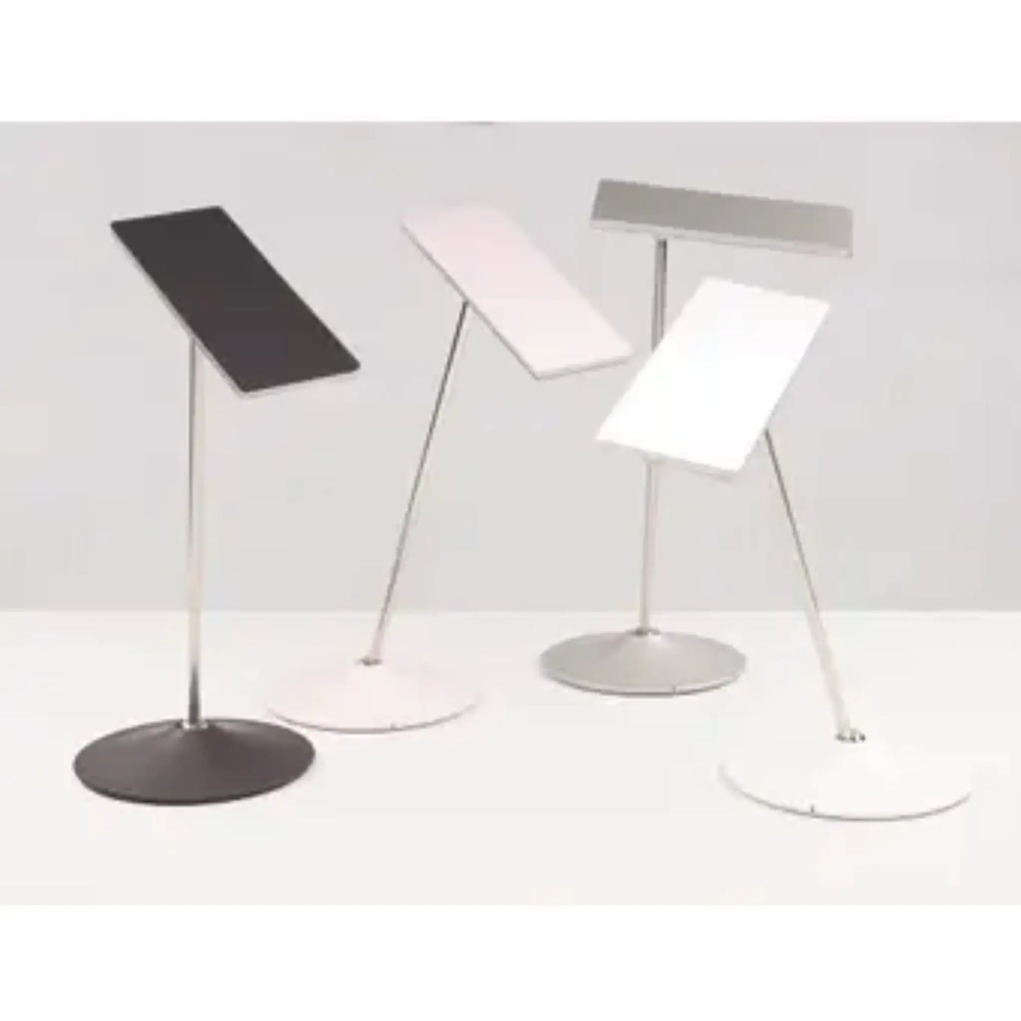 All 4 colors - White, Black, Silver, and Pink of the Horizon 2.0 Adjustable LED Desk Lamp