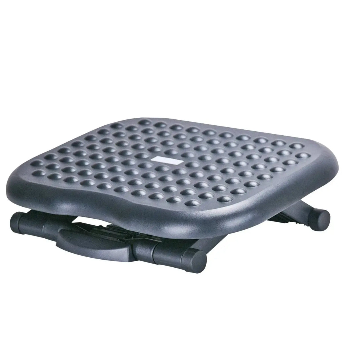 Black Massaging Footrest with adjustable Height