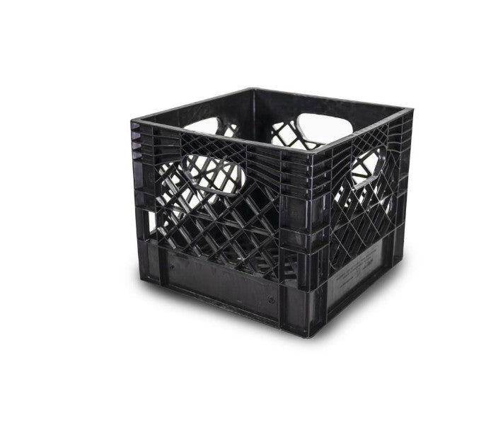 Milk Crate Workstation Vehicle Organizer with Laptop Tray