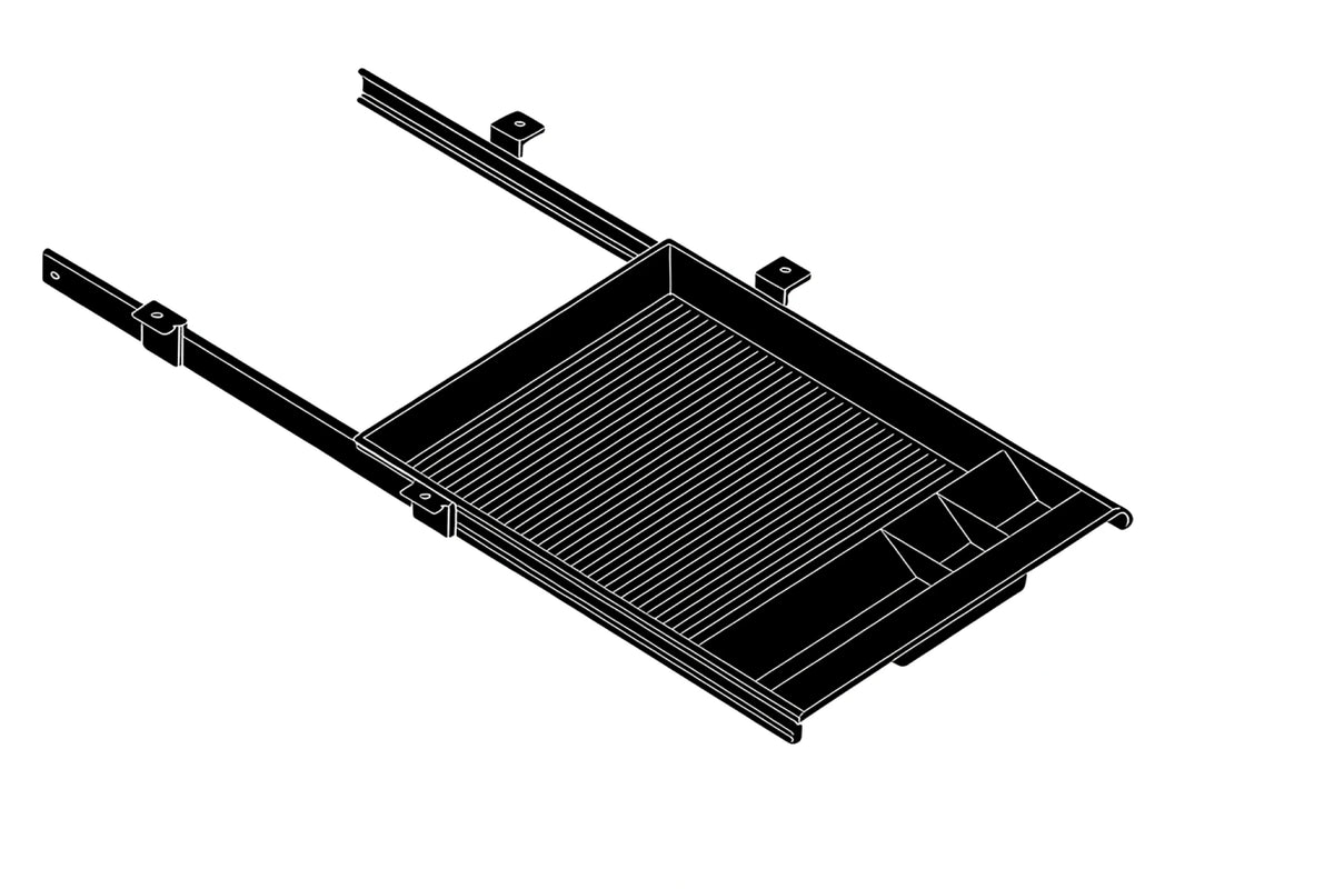 Slim Under‑Desk Storage Organizer