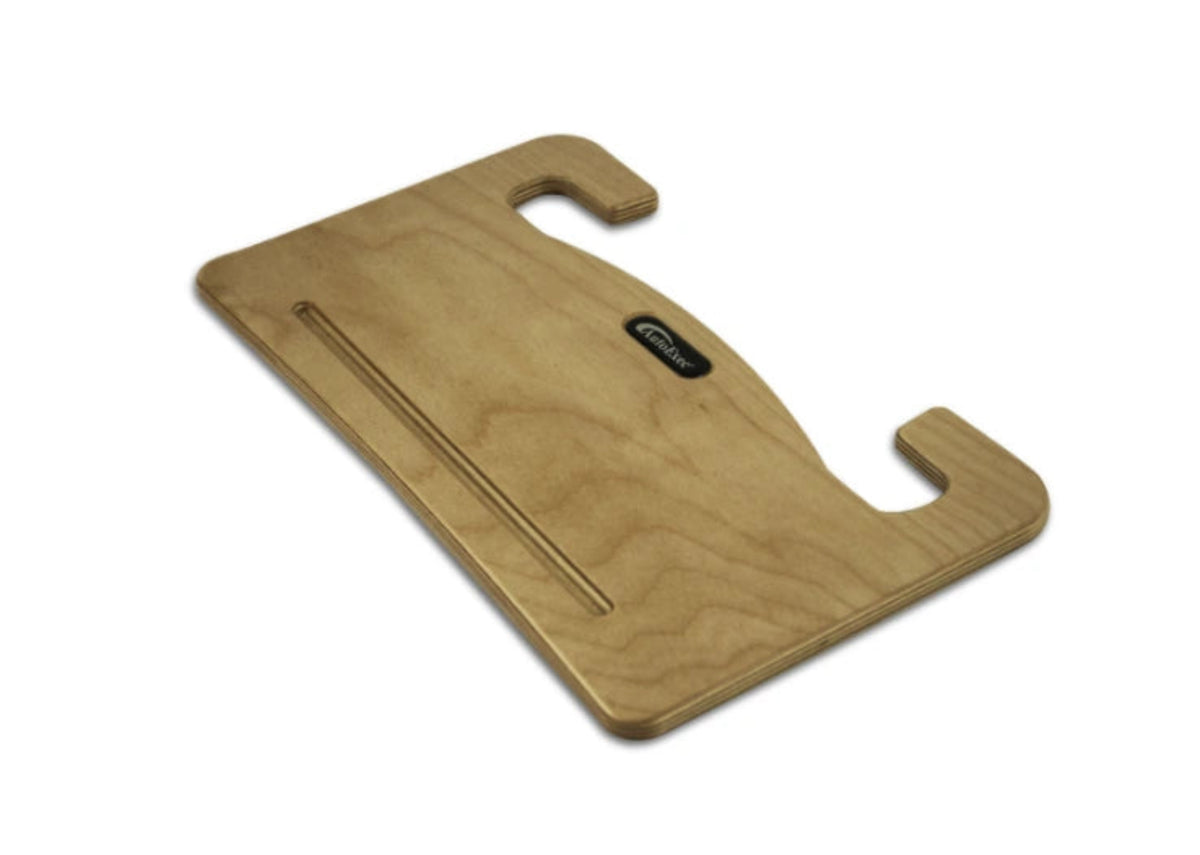 Natural colored desk for vehicle