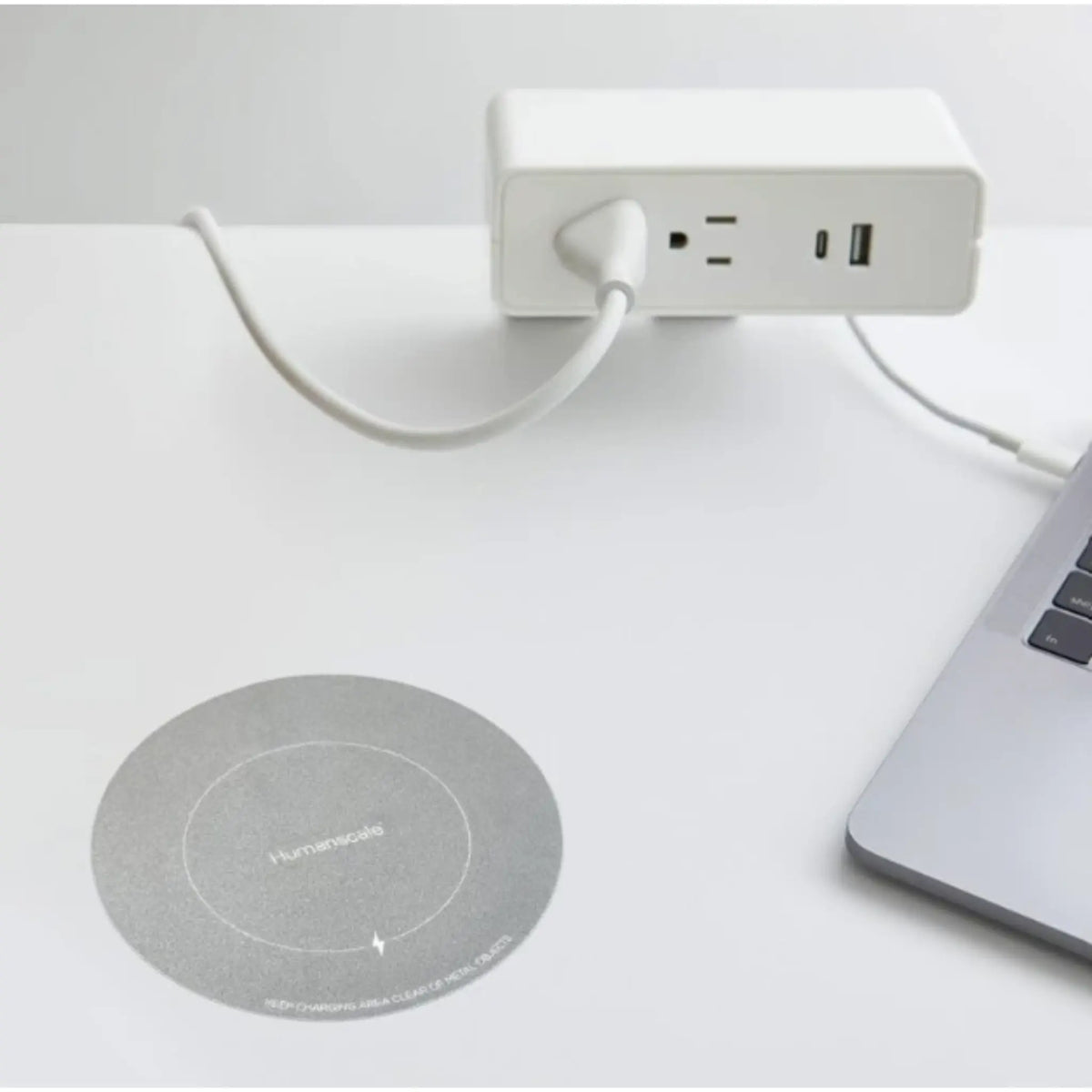 Top View of the NeatCharge Wireless Underdesk Charger