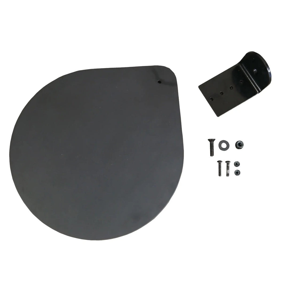 Pieces used to put the optional muse platform together and attach it to a laptop tray.
