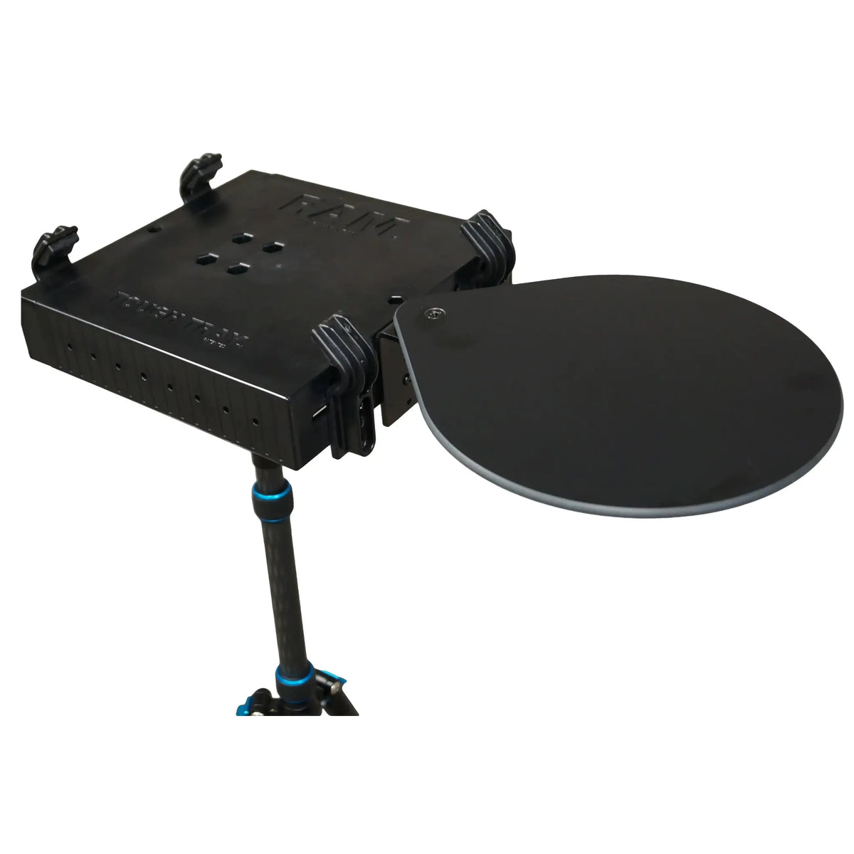 The Optional Mouse Platform attached to the RAM Tough Laptop Tray