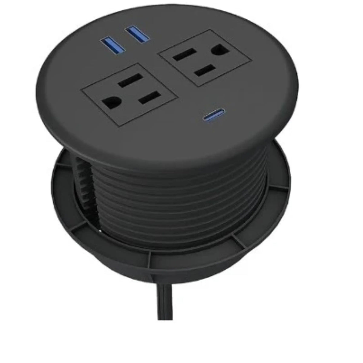 Image showing the Sleek Design: for a Flush-mount for a tidy workspace.
