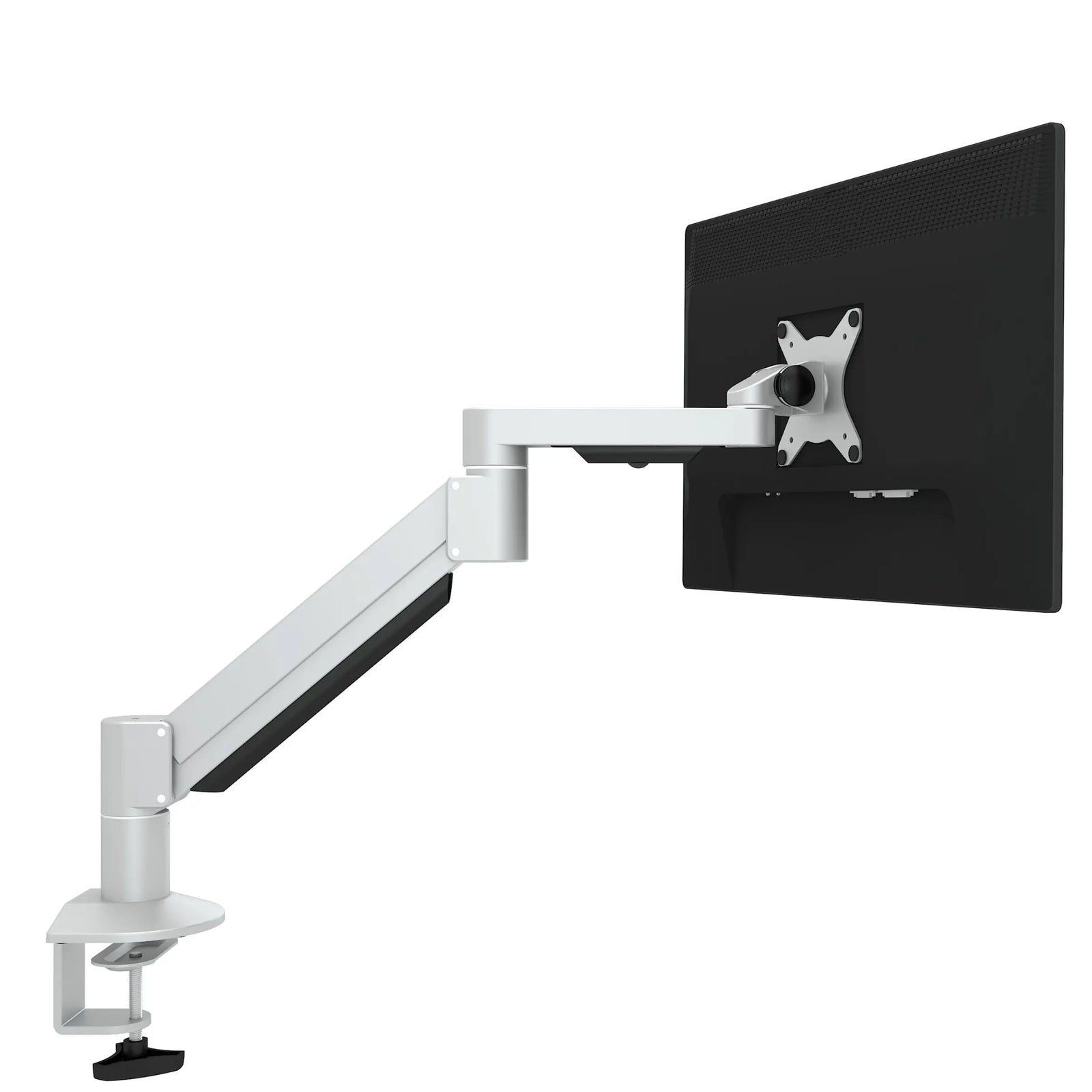 Single Foldable Adjustable Height Monitor Arm w/ Vesa Mount