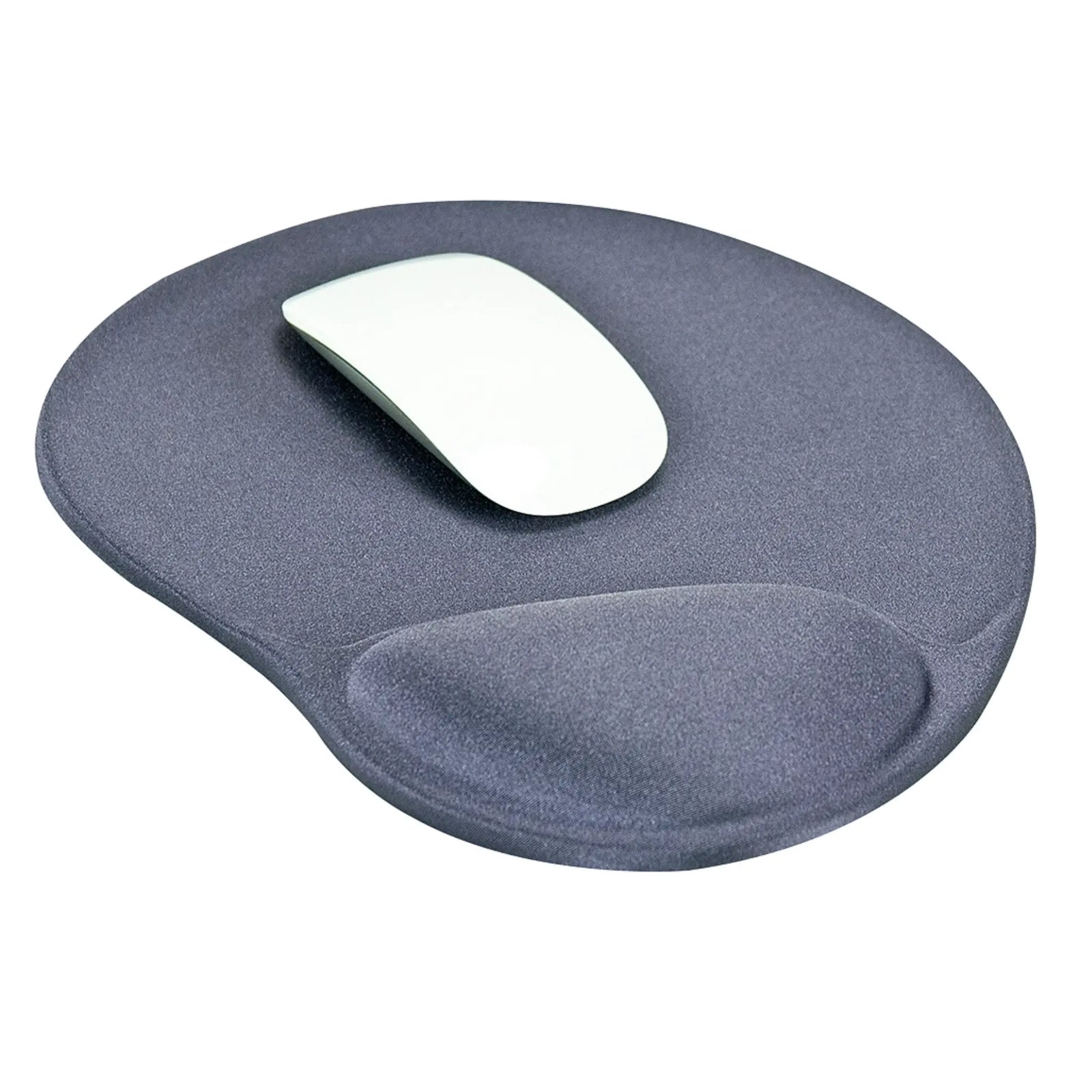 Standard Gel Mouse Pad Wrist Rest with mouse on top