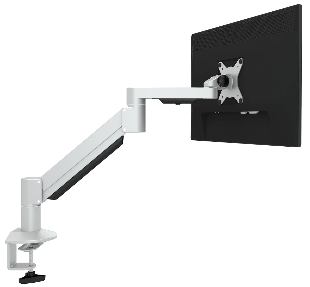 Single Foldable Adjustable Height Monitor Arm w/ Vesa Mount