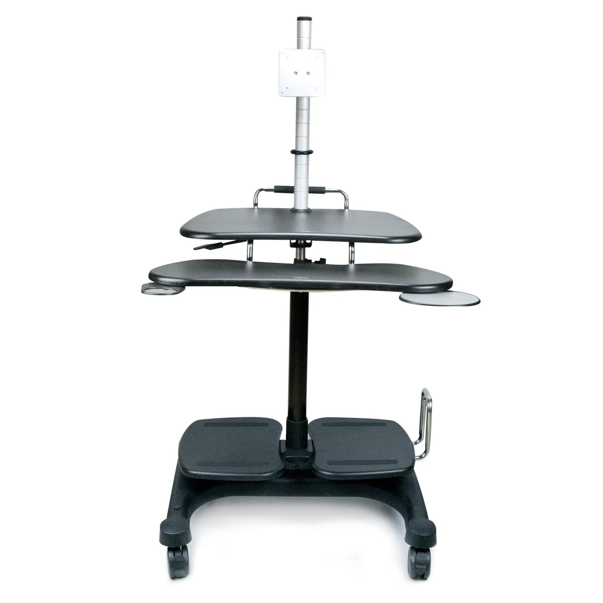 Sold Out
Sit/Stand Mobile PC Workstation w/Monitor Mount and extra shelves