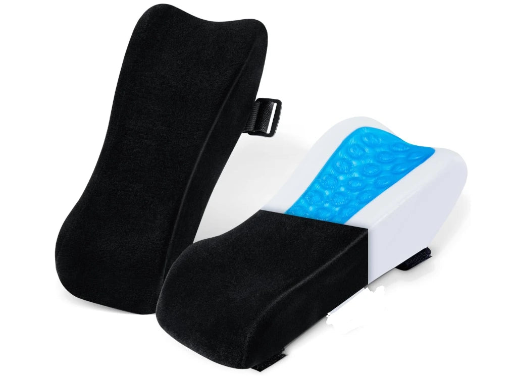 Wedge Memory Foam Armrest Pads with Cooling Gel