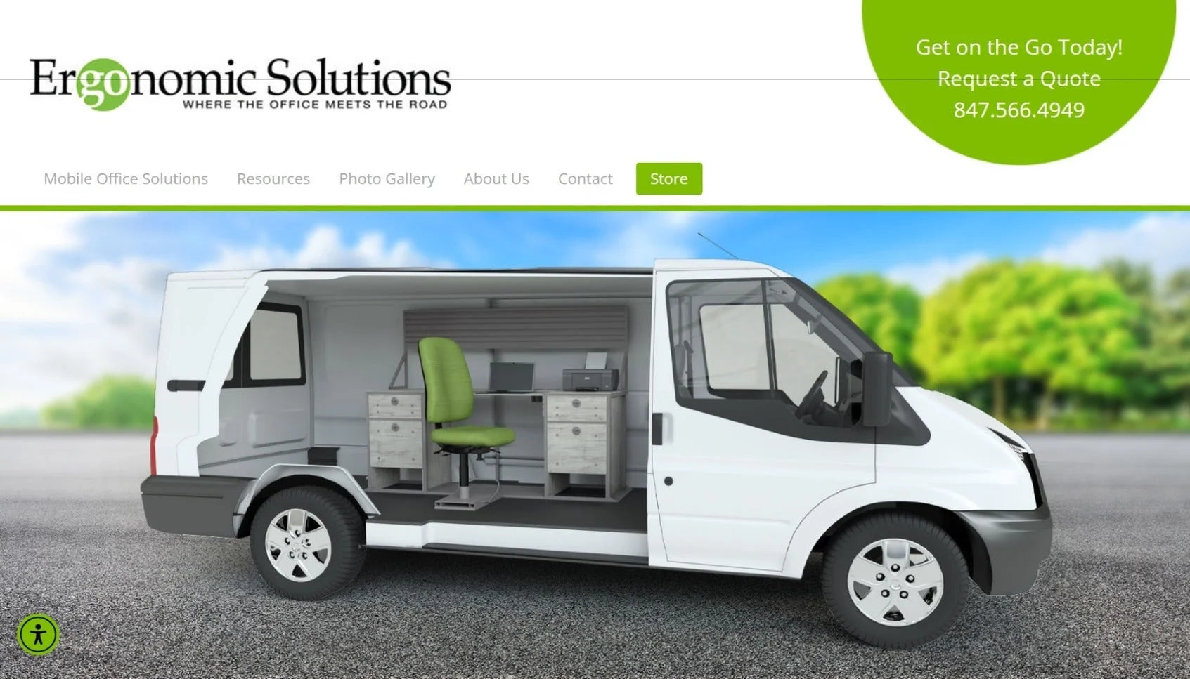 Ergonomic Solutions Website Image