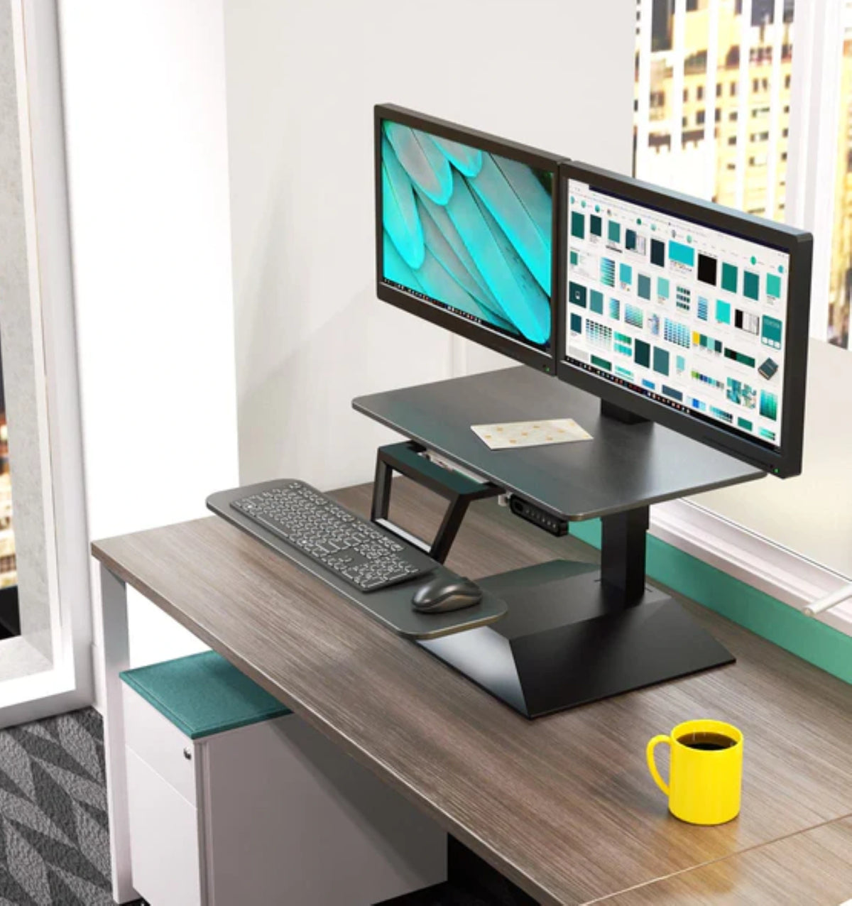Solace Electric Standing Desk Converter