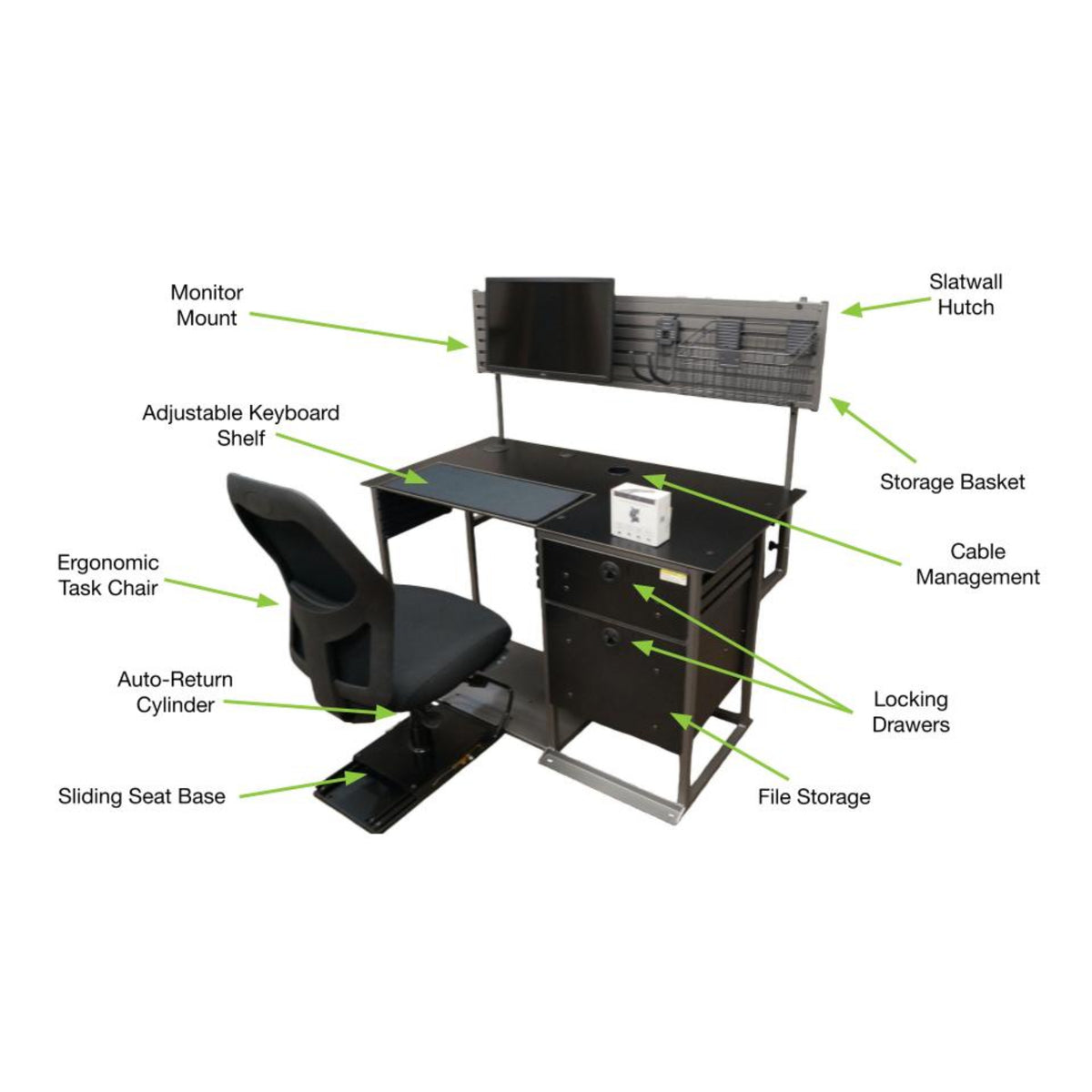 VanGo 611  Vehicle Desk