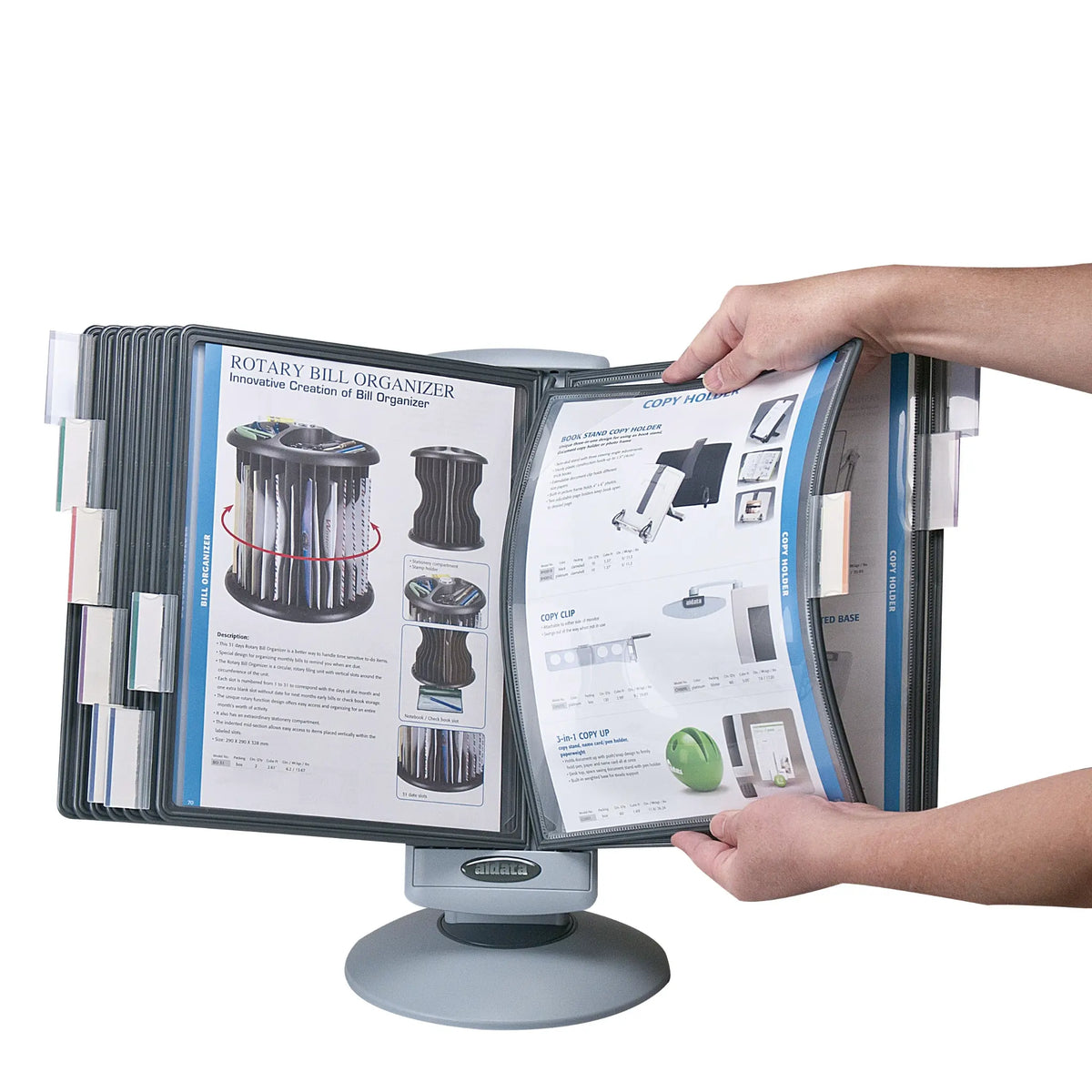 View-Adjust Rotary Reference Organizer (10 Panel)