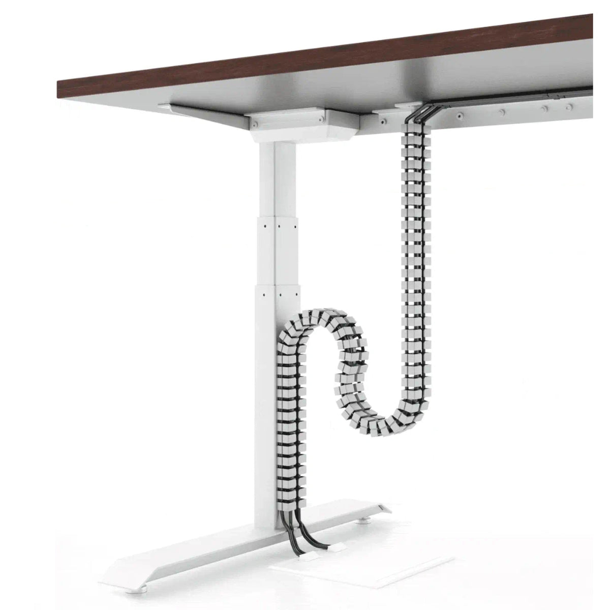 Silver magnetic cable management
