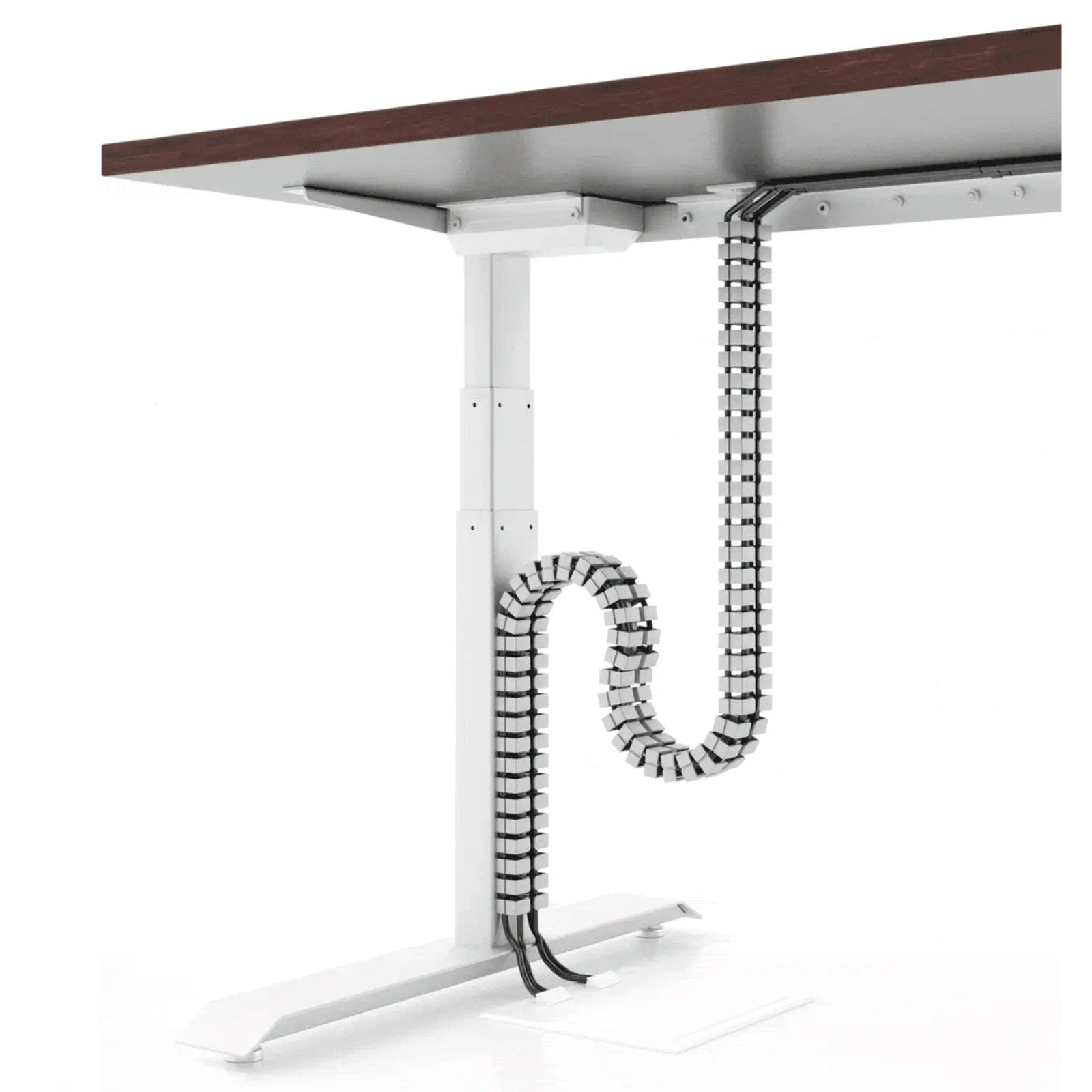 Silver magnetic cable management