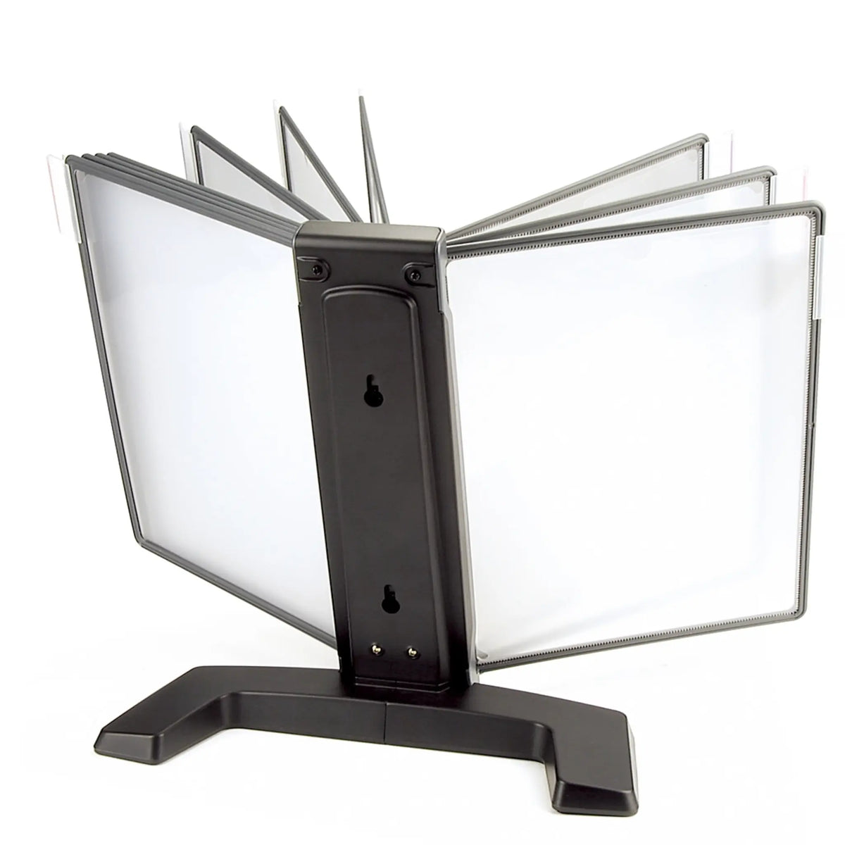 Back View of the Weighted Desktop Reference Organizer