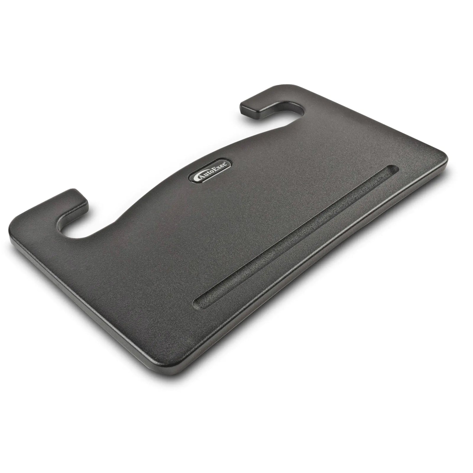 Black car tray with a hook on a white background